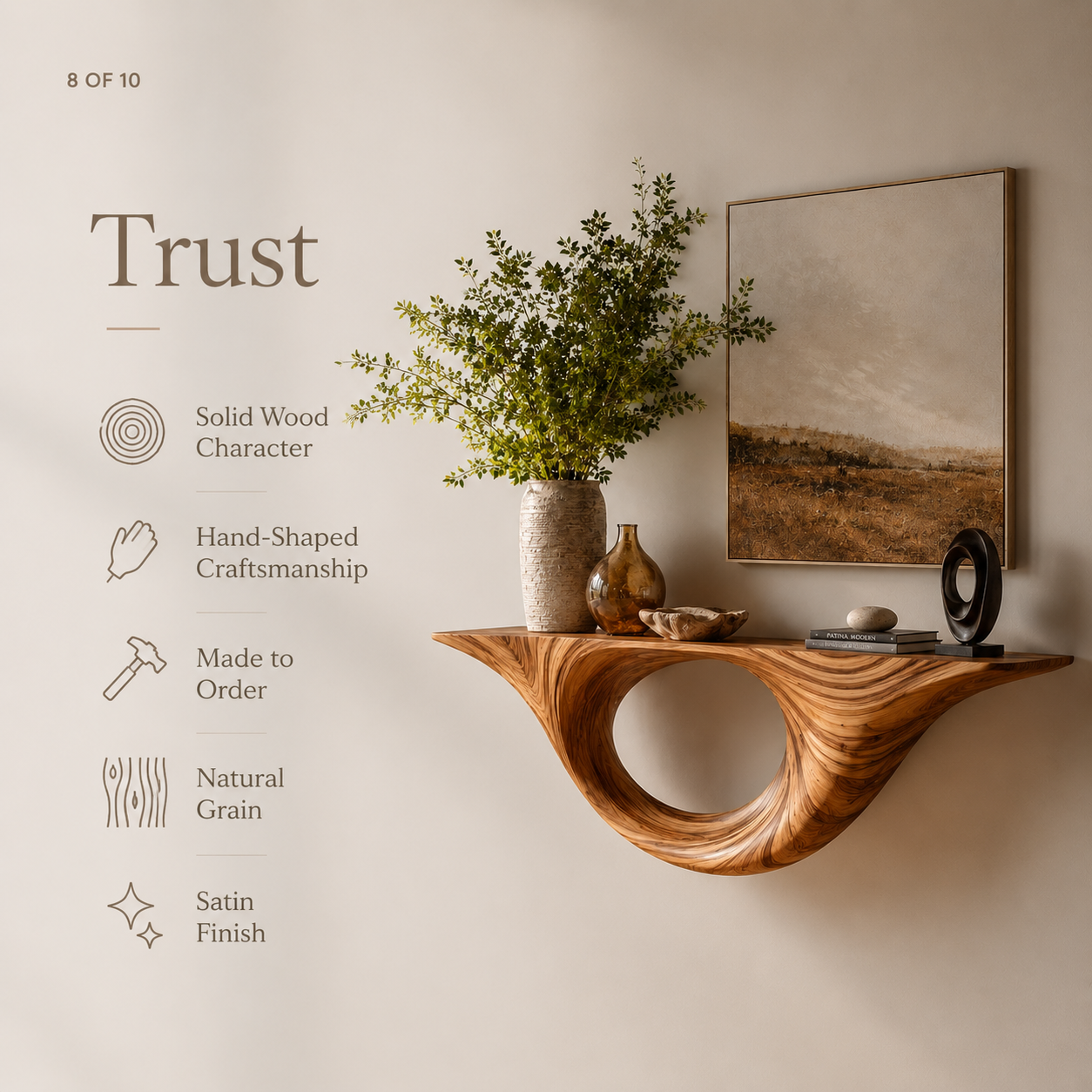 Celine Curved Display Shelf - Design 016 - product image 10