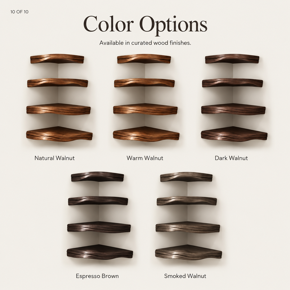 Alden Warm Walnut Wall Shelf - Design 017 - product image 05