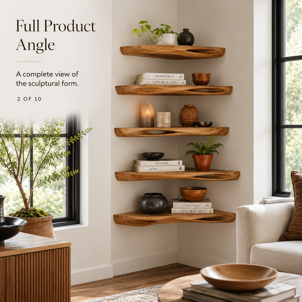 Eira Statement Floating Shelf - Design 018 - product image 03