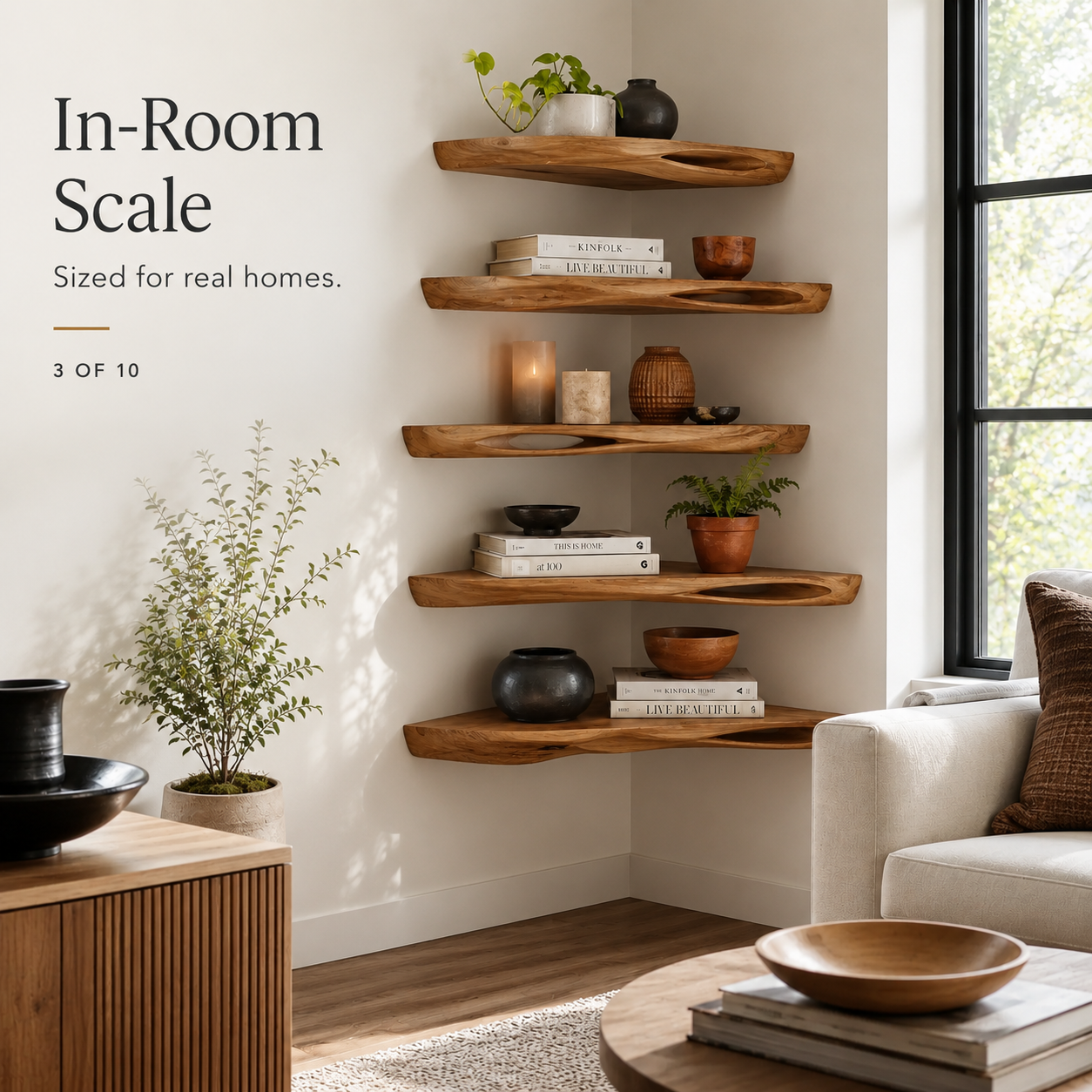 Eira Statement Floating Shelf - Design 018 - product image 04