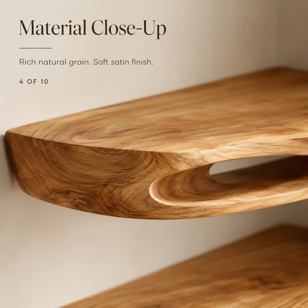 Eira Statement Floating Shelf - Design 018 - product image 05
