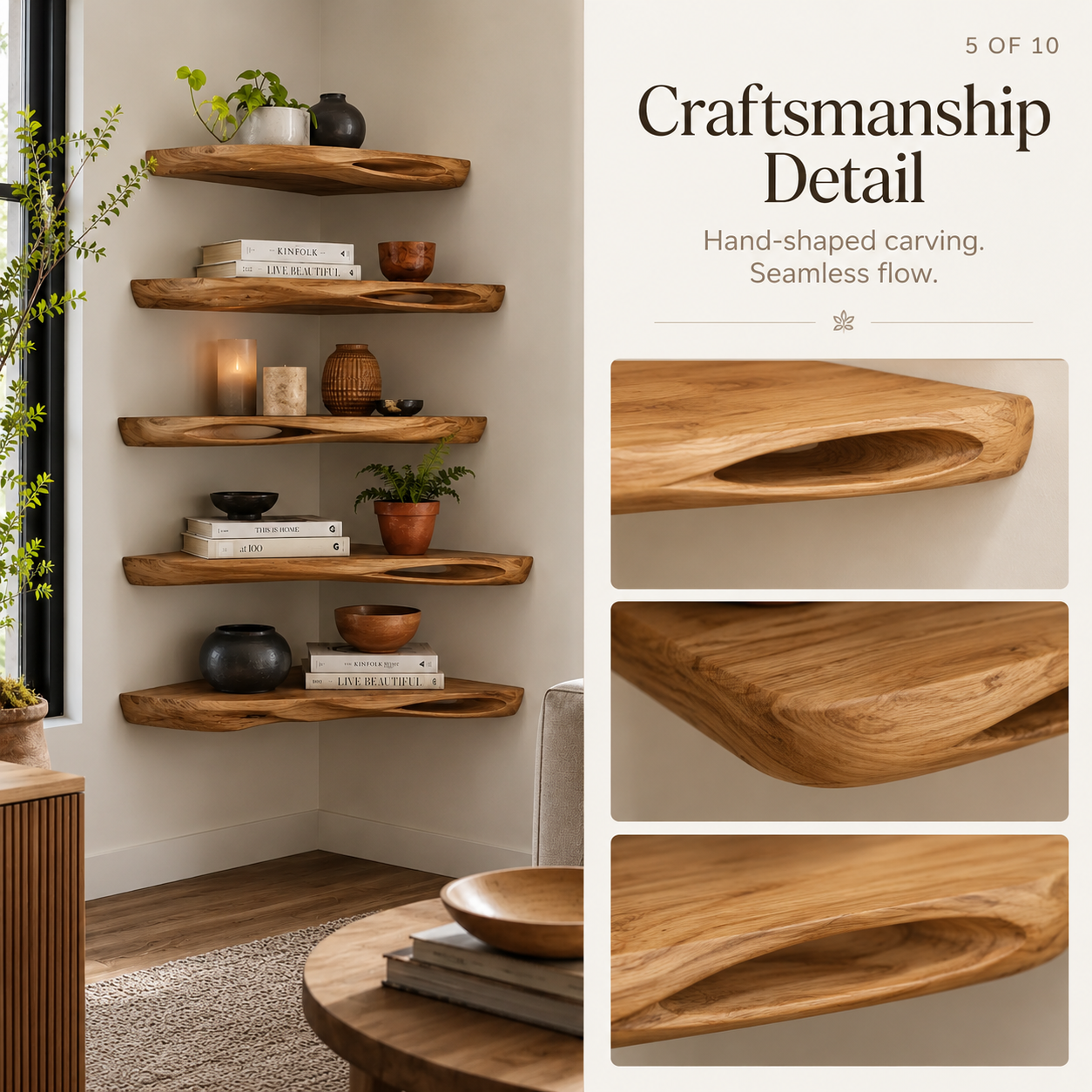 Eira Statement Floating Shelf - Design 018 - product image 07