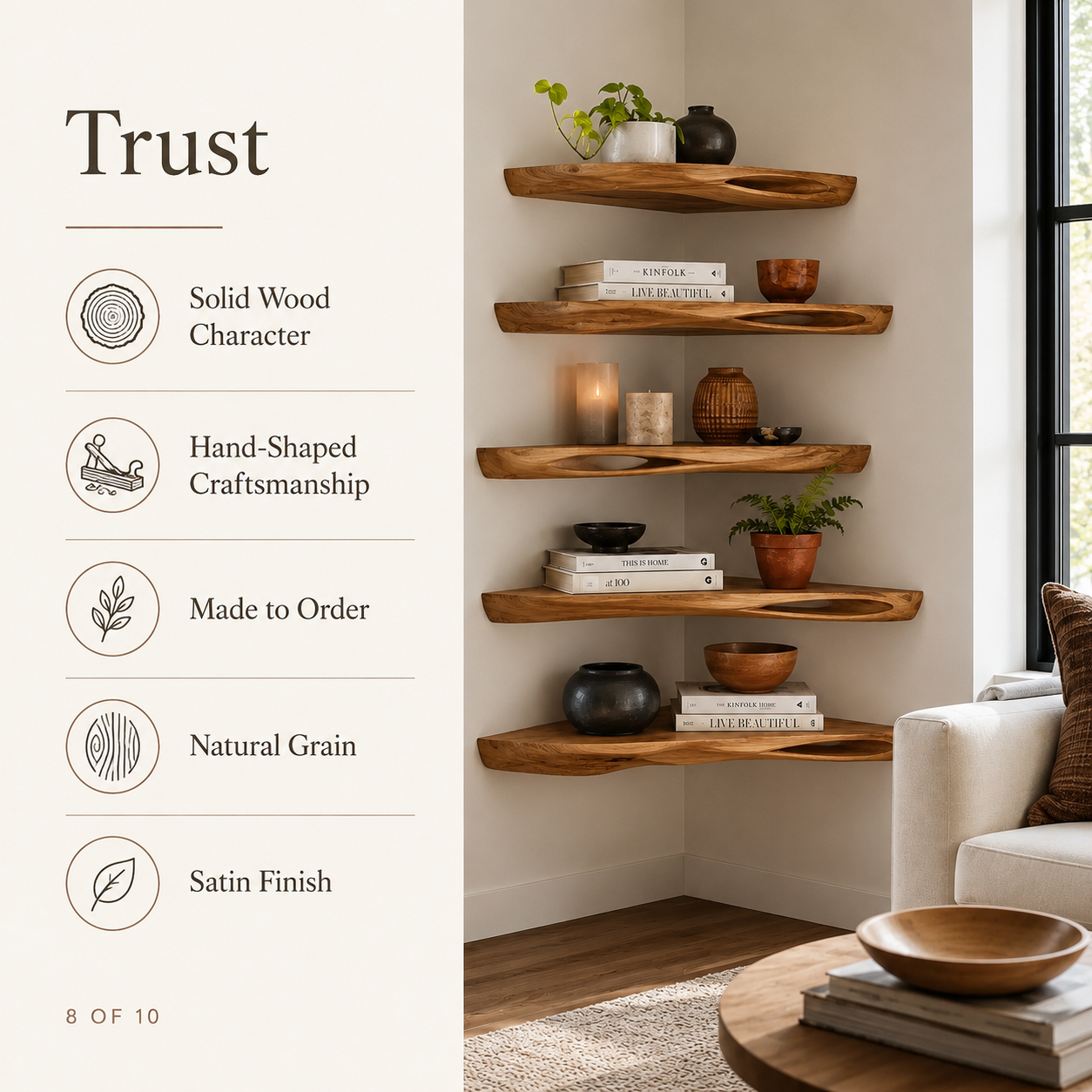 Eira Statement Floating Shelf - Design 018 - product image 10