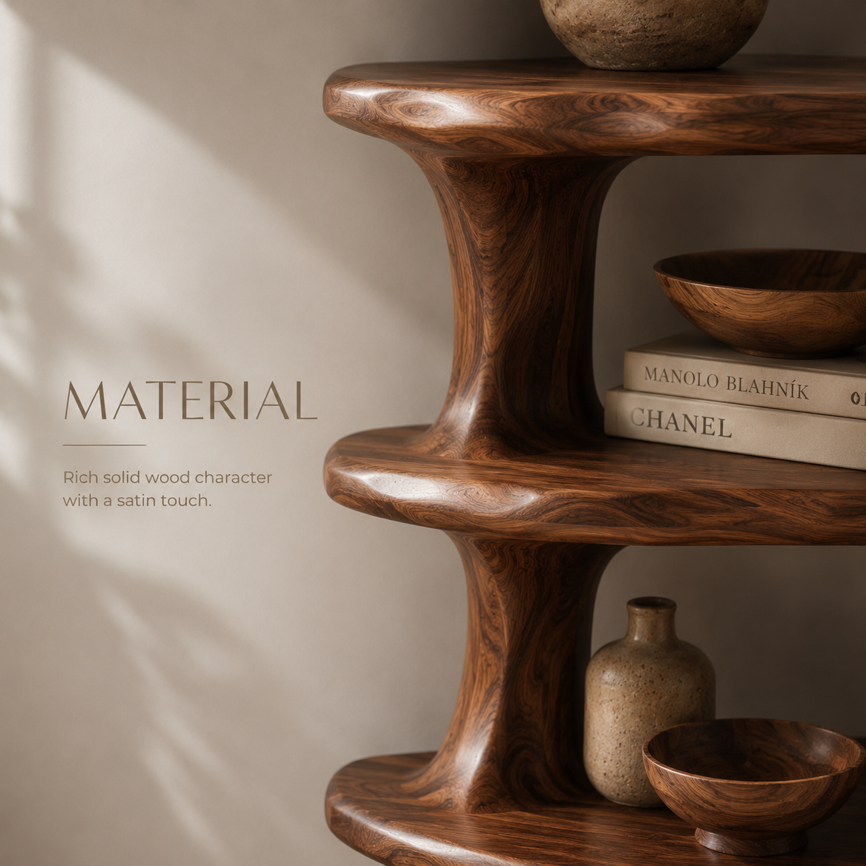 Aurelle Sculptural Floating Shelf - Design 021 - product image 06