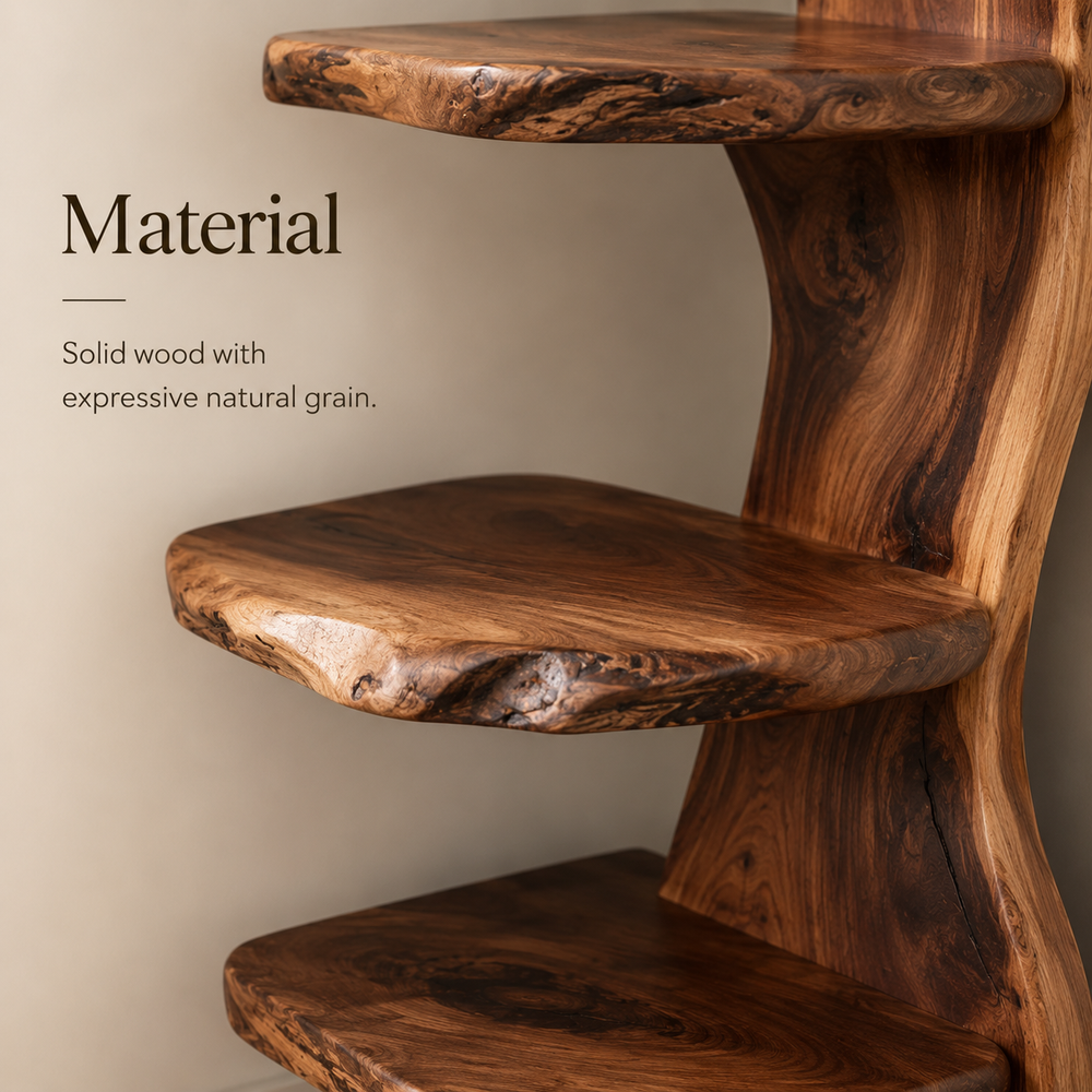 Marin Live Edge Floating Shelf - Design 023 - product image 06