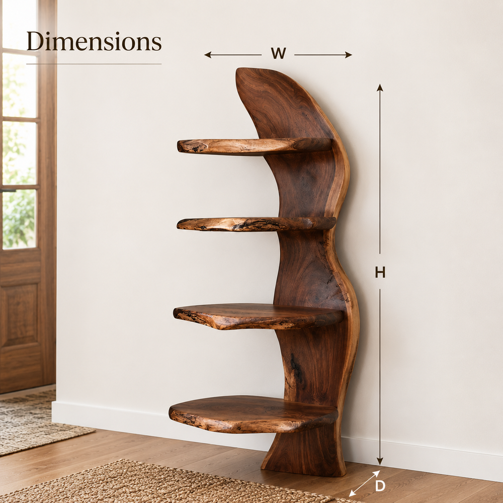 Marin Live Edge Floating Shelf - Design 023 - product image 09
