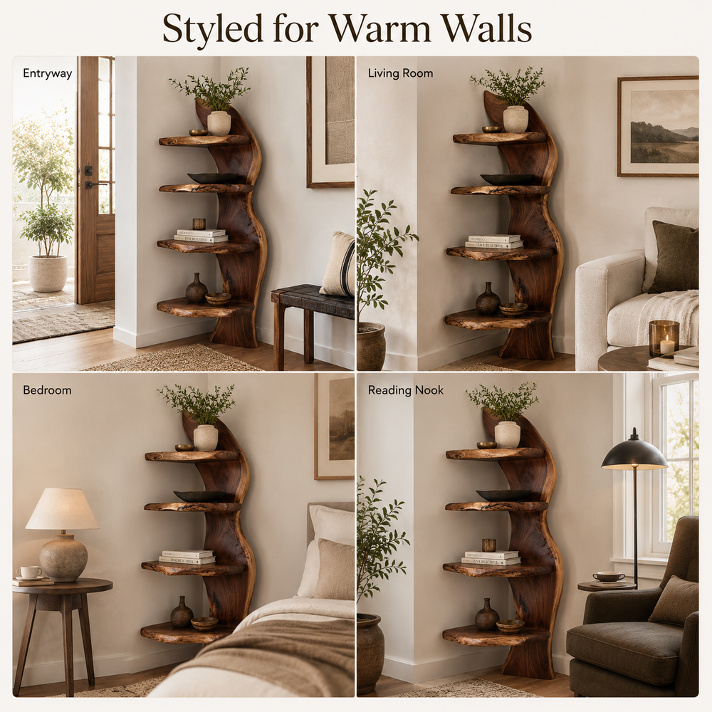 Marin Live Edge Floating Shelf - Design 023 - product image 11