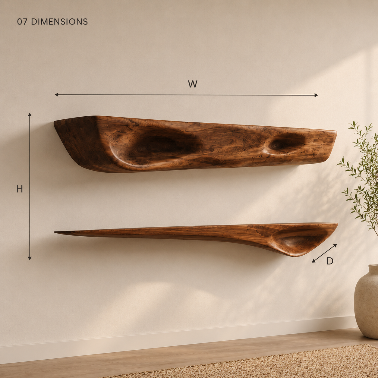 Isla Statement Wall Shelf - Design 024 - product image 06