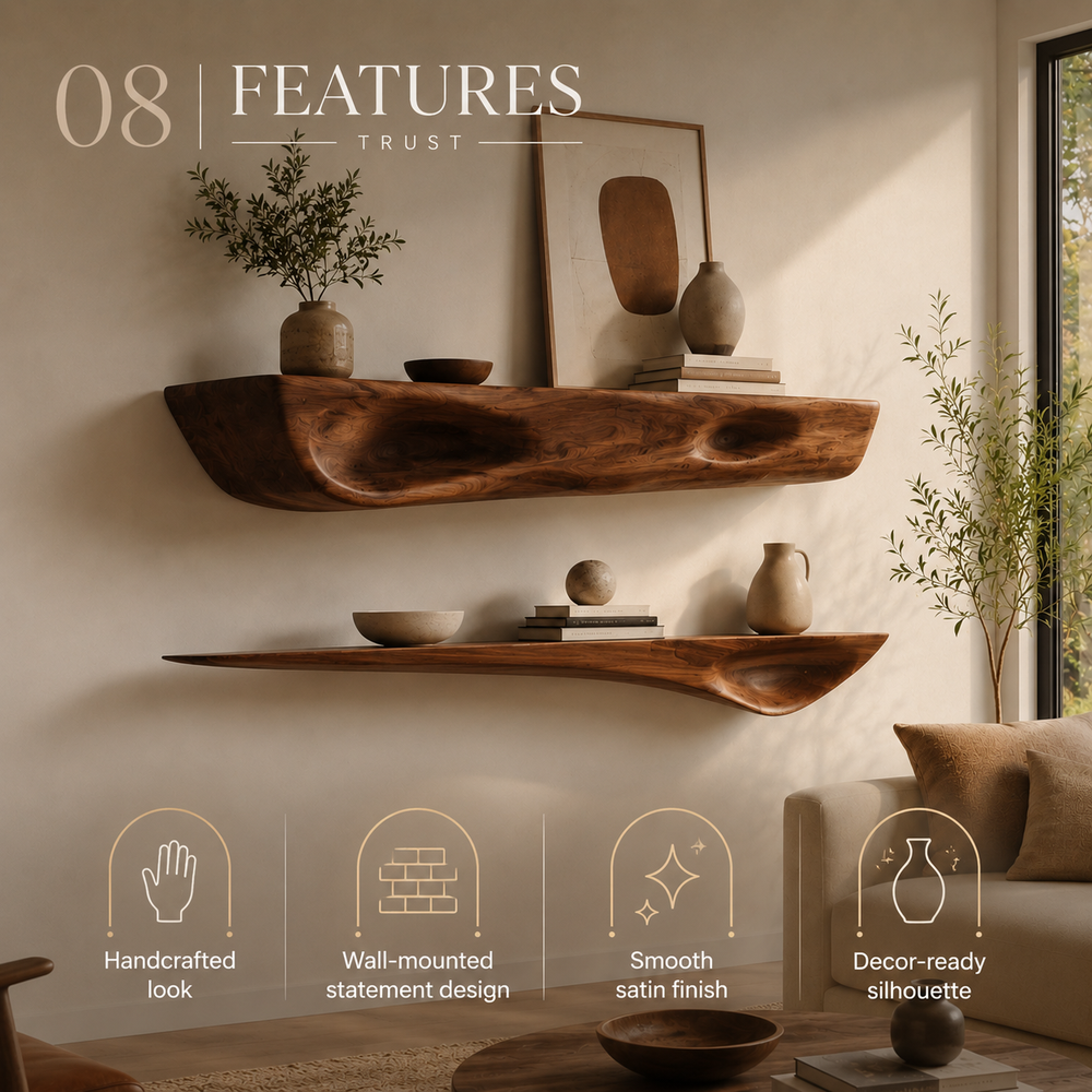 Isla Statement Wall Shelf - Design 024 - product image 07