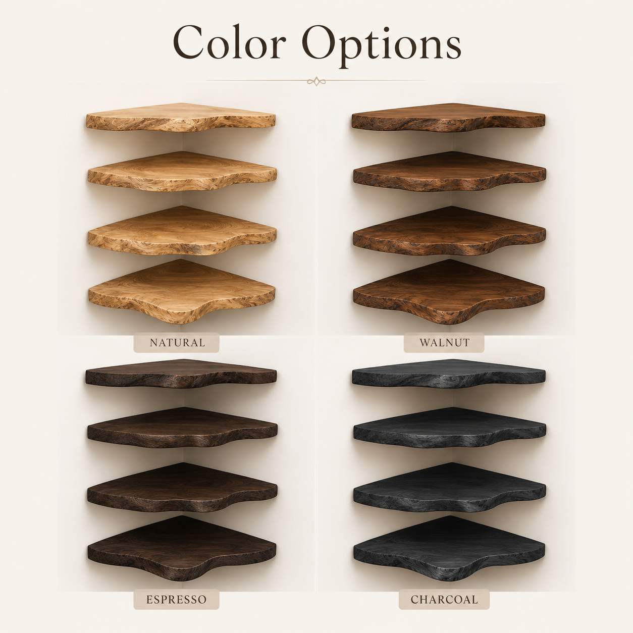 Soren Solid Wood Display Shelf - Design 025 - product image 03