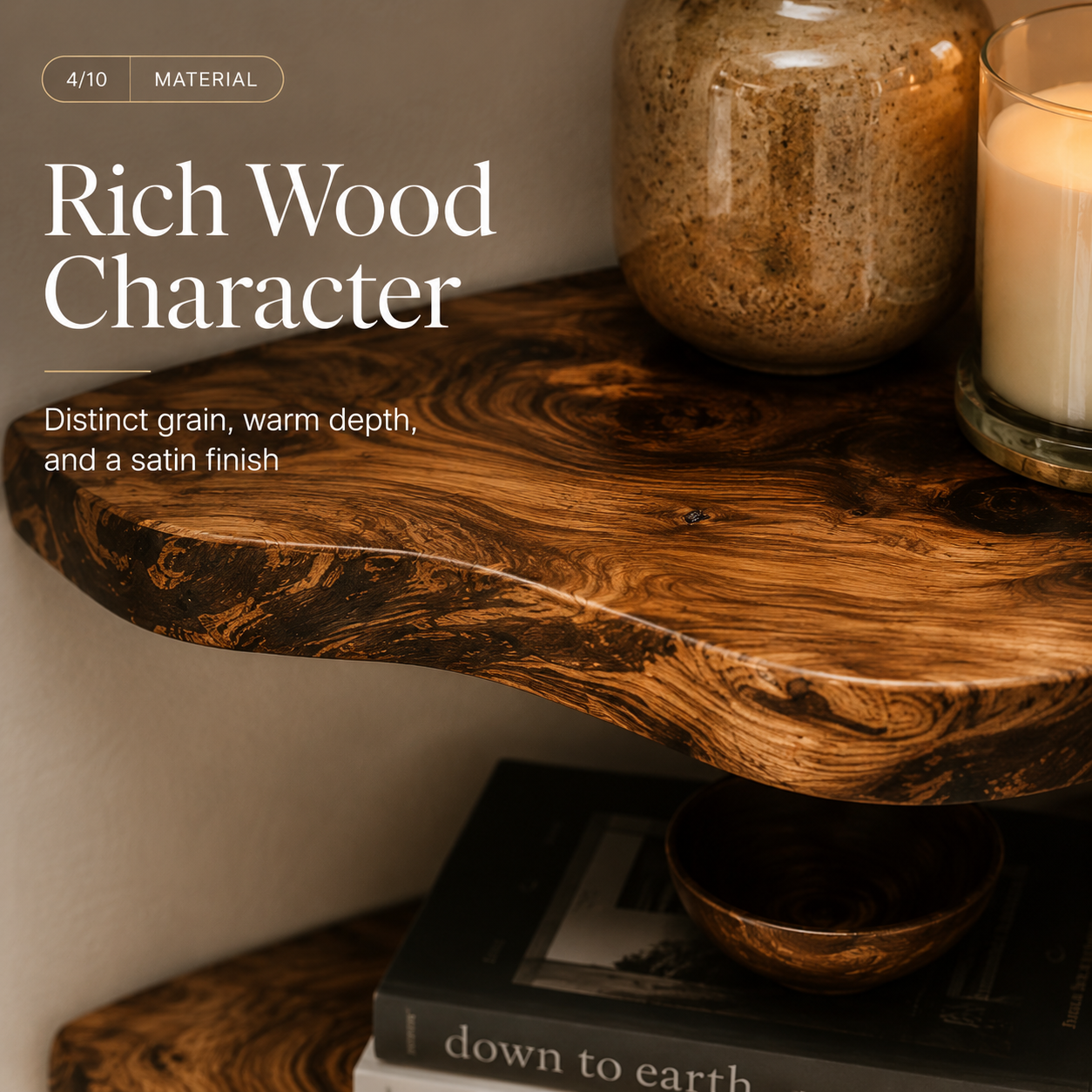 Soren Solid Wood Display Shelf - Design 025 - product image 06