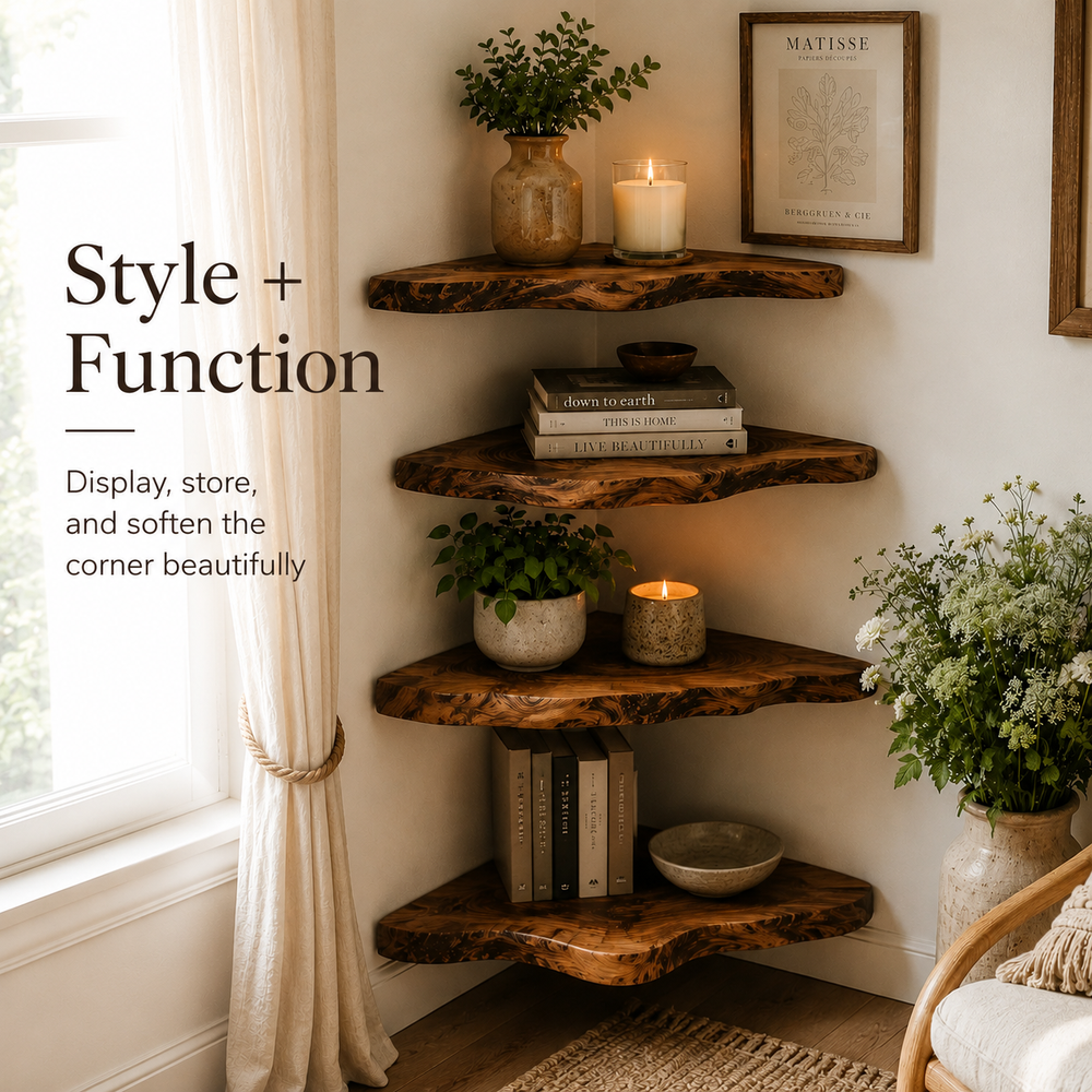 Soren Solid Wood Display Shelf - Design 025 - product image 08