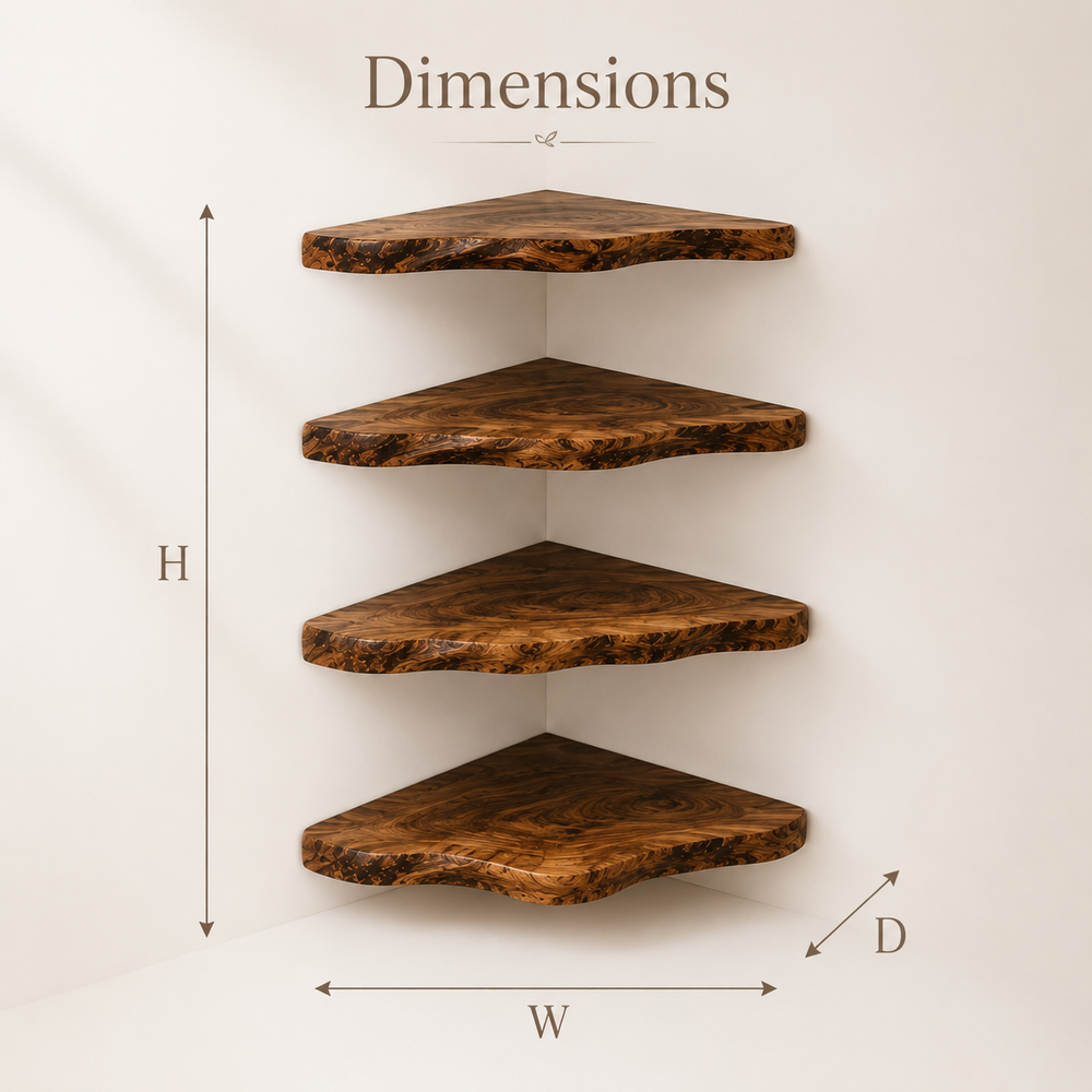 Soren Solid Wood Display Shelf - Design 025 - product image 09