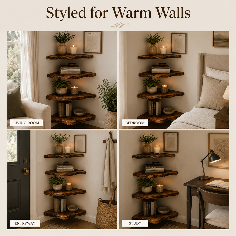 Soren Solid Wood Display Shelf - Design 025 - product image 11