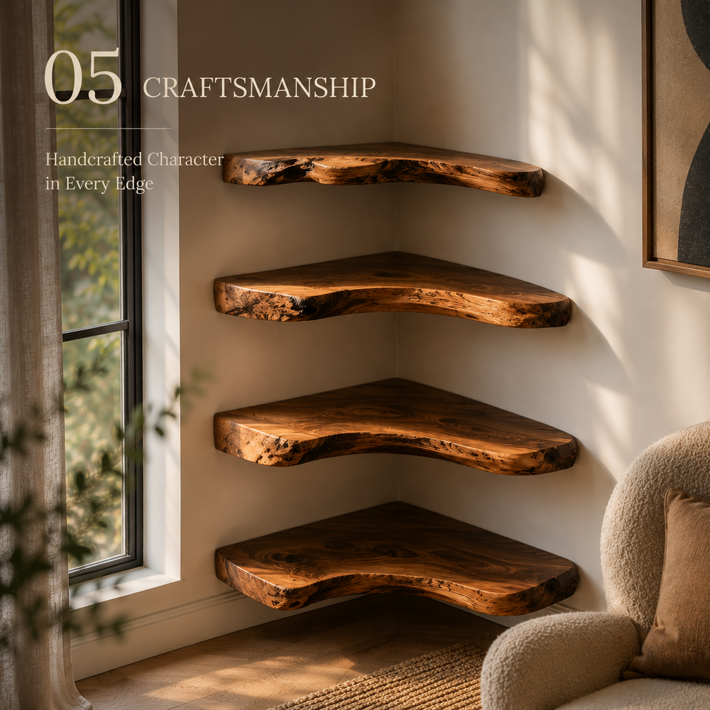 Elara Curved Floating Shelf - Design 026 - product image 07