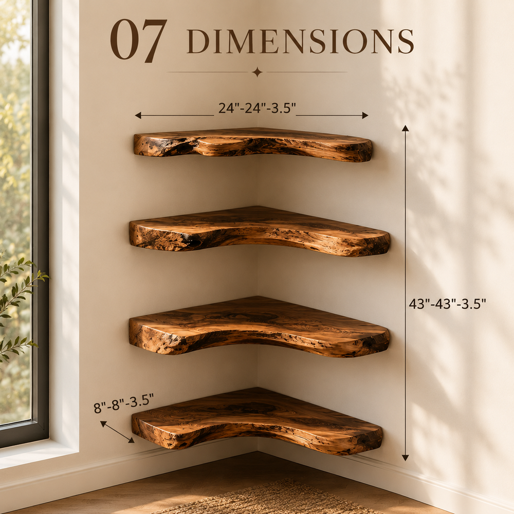 Elara Curved Floating Shelf - Design 026 - product image 09