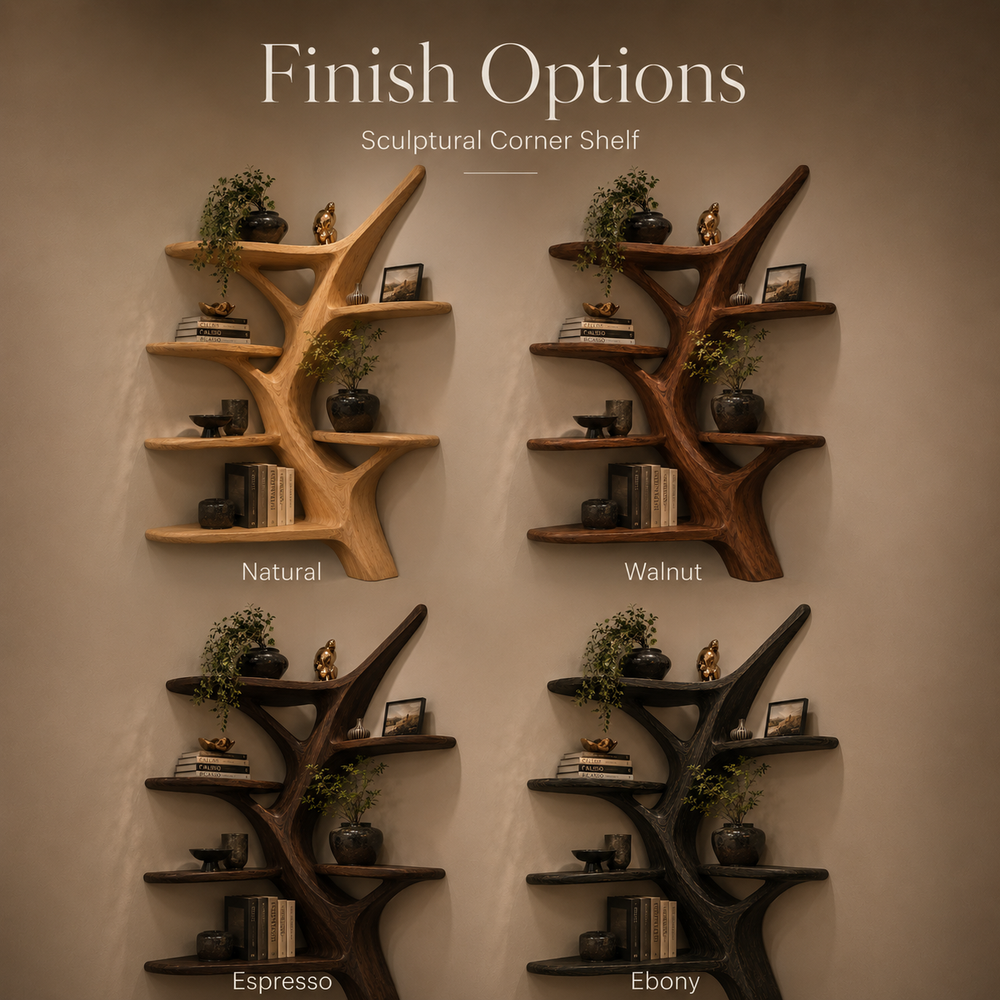 Calder Warm Wood Floating Shelf - Design 028 - product image 11
