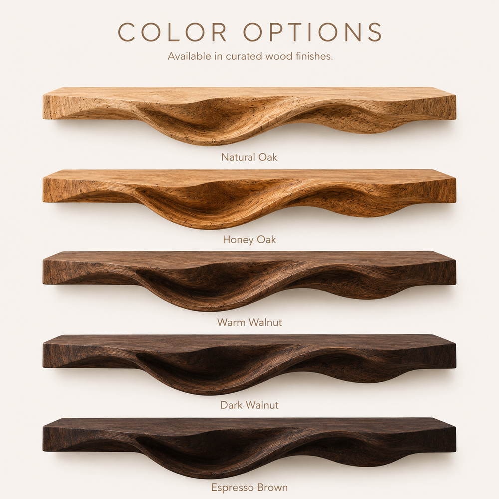 Vale Modern Solid Wood Shelf - Design 035 - product image 10