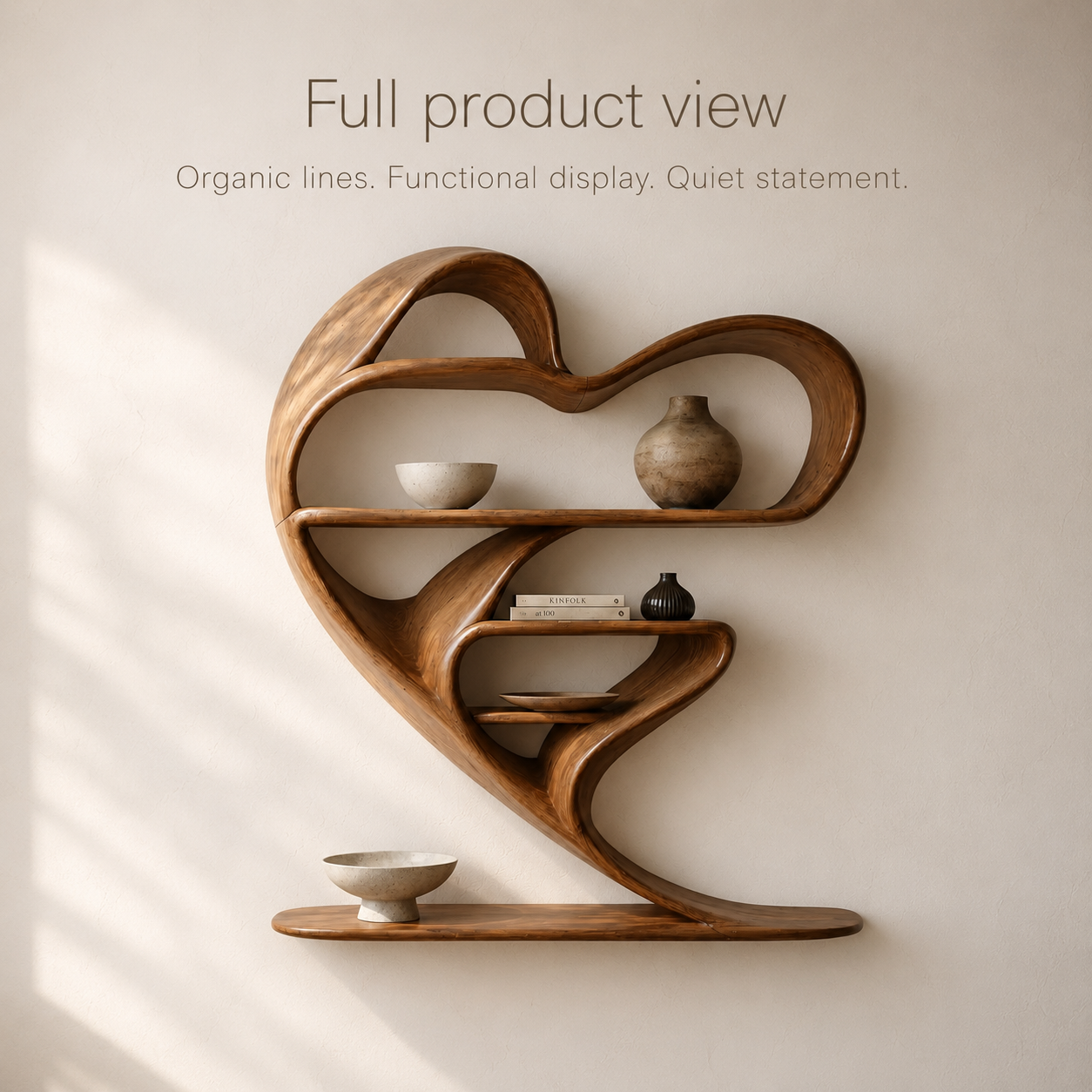 Celine Curved Display Shelf - Design 036 - product image 03