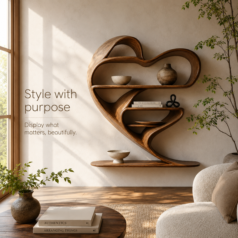 Celine Curved Display Shelf - Design 036 - product image 07