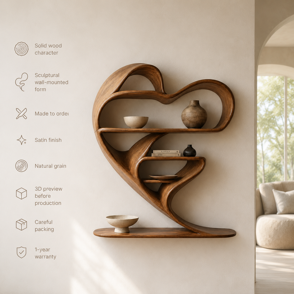 Celine Curved Display Shelf - Design 036 - product image 09