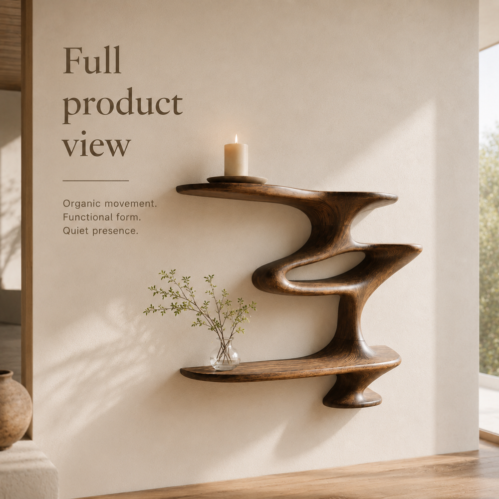 Eira Statement Floating Shelf - Design 038 - product image 03