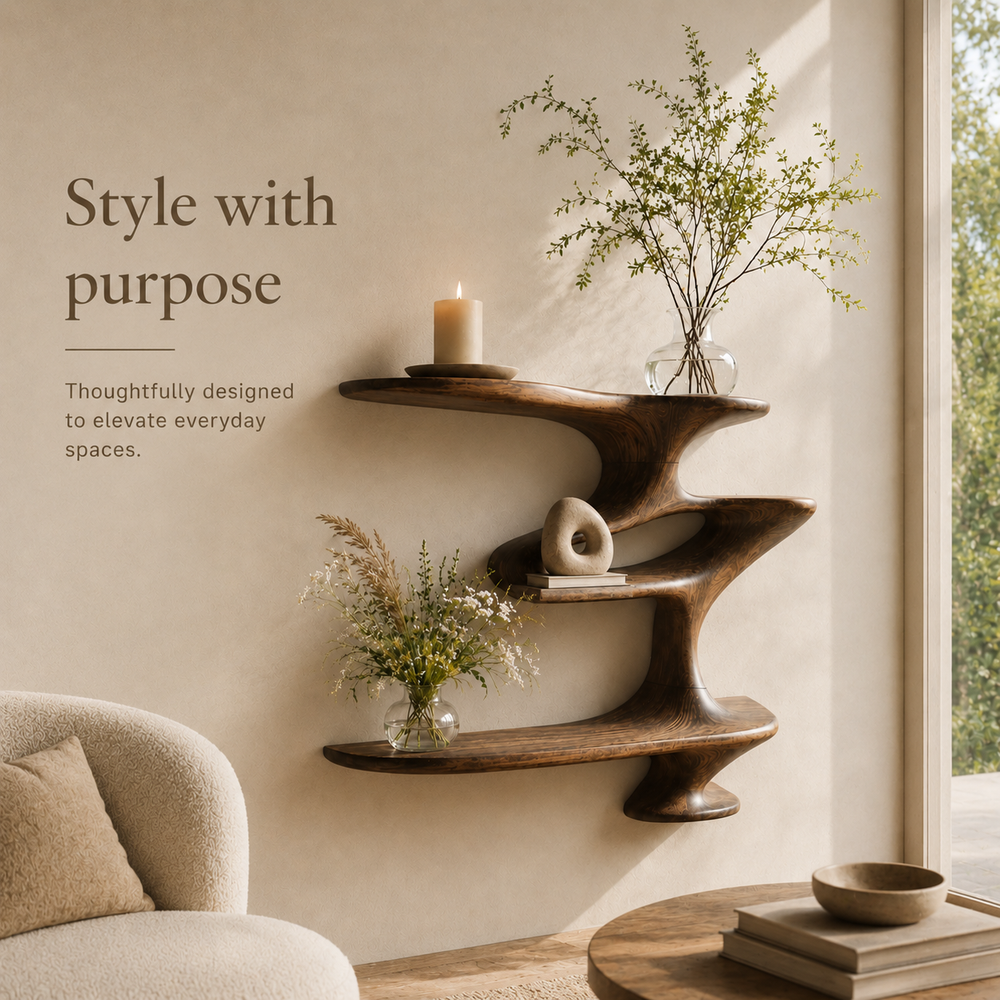 Eira Statement Floating Shelf - Design 038 - product image 08
