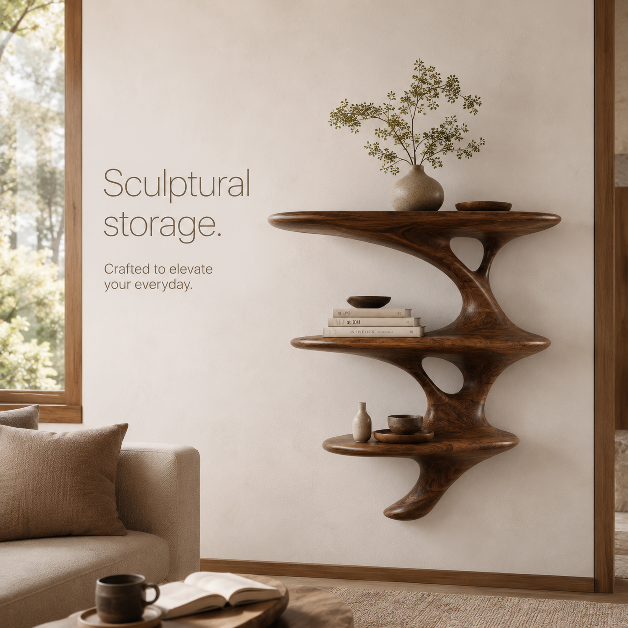 Talia Soft Edge Wall Shelf - Design 039 - product image 02