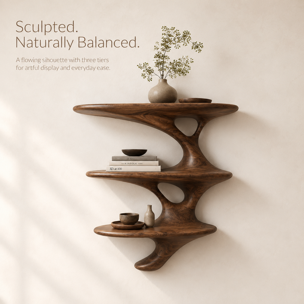 Talia Soft Edge Wall Shelf - Design 039 - product image 03