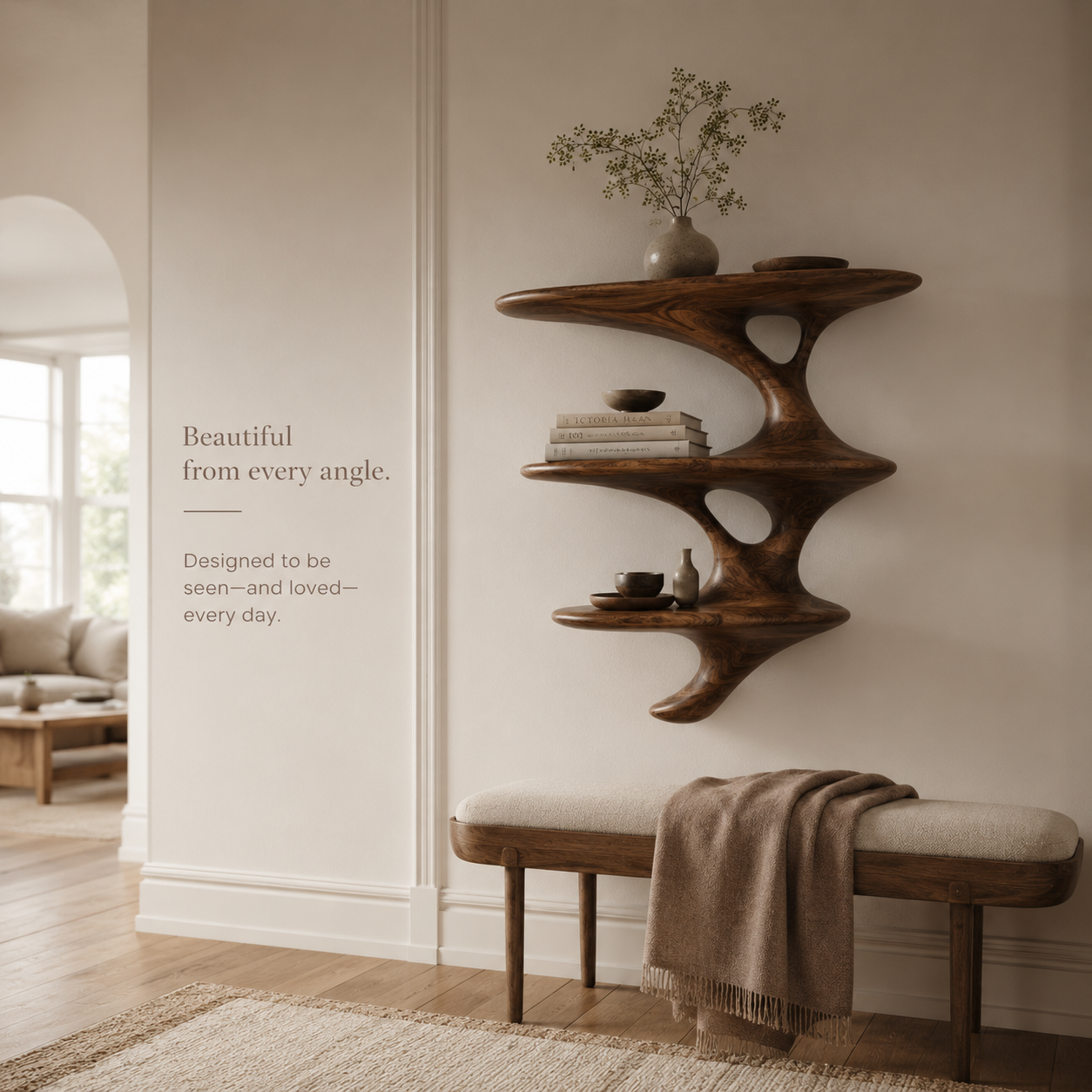 Talia Soft Edge Wall Shelf - Design 039 - product image 04