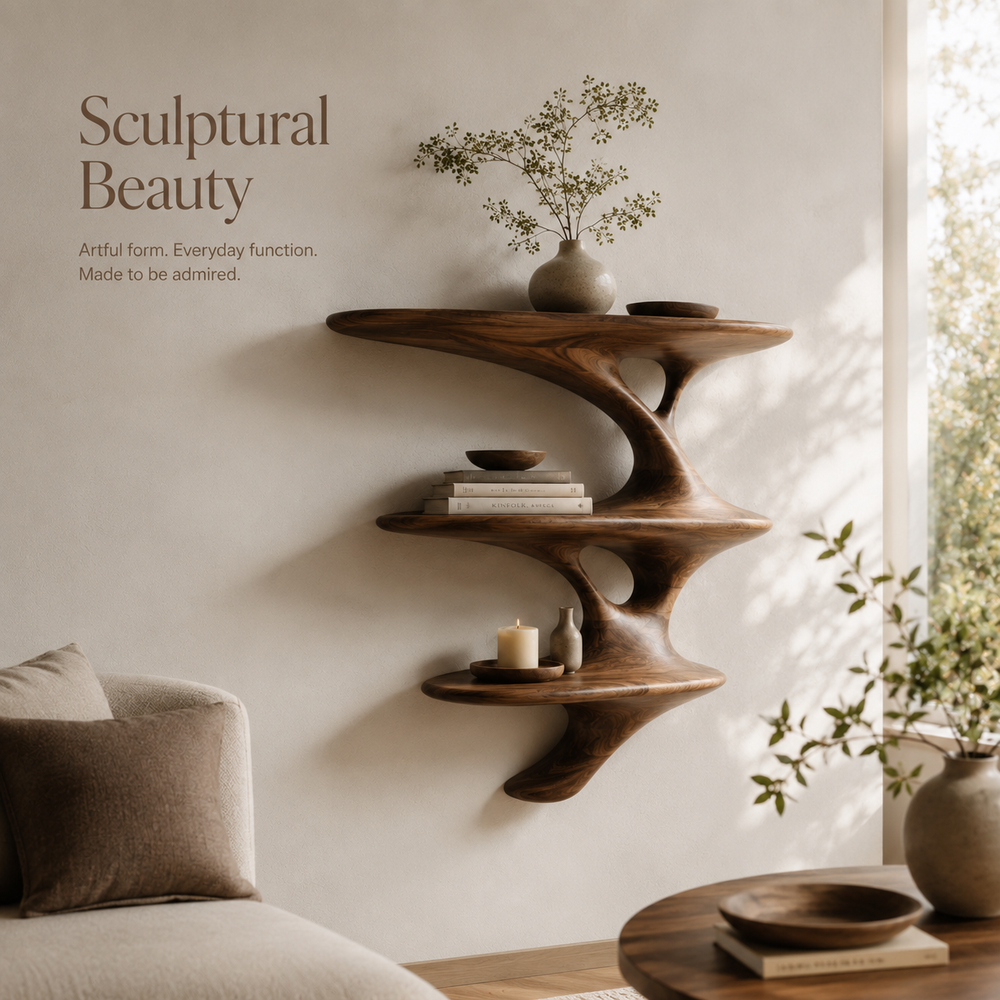 Talia Soft Edge Wall Shelf - Design 039 - product image 07