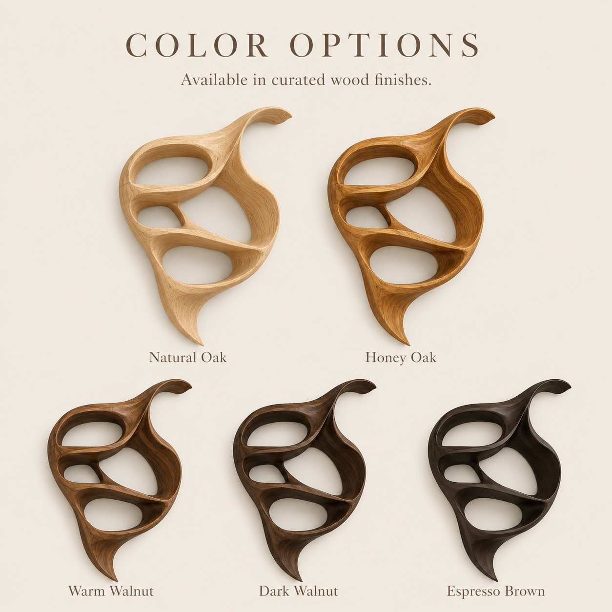 Rowan Organic Wood Wall Shelf - Design 042 - product image 11