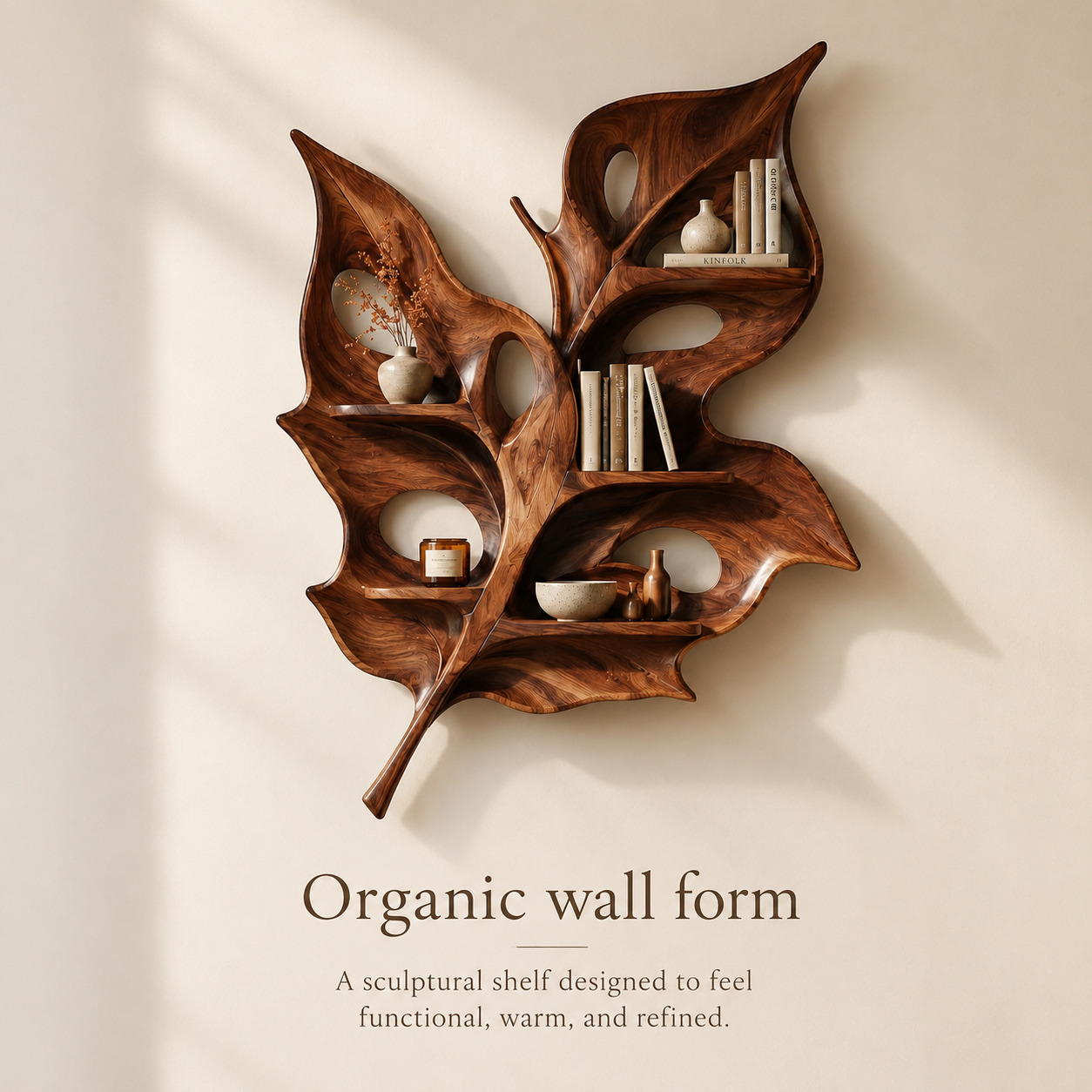 Marin Live Edge Floating Shelf - Design 043 - product image 03