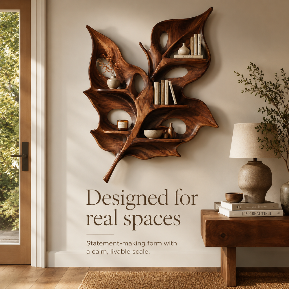 Marin Live Edge Floating Shelf - Design 043 - product image 04