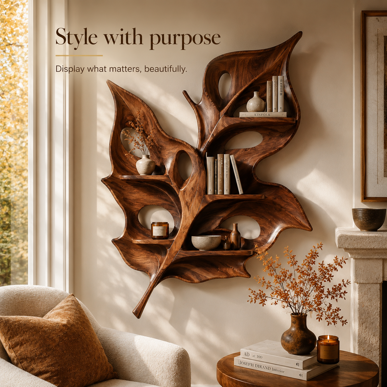 Marin Live Edge Floating Shelf - Design 043 - product image 07