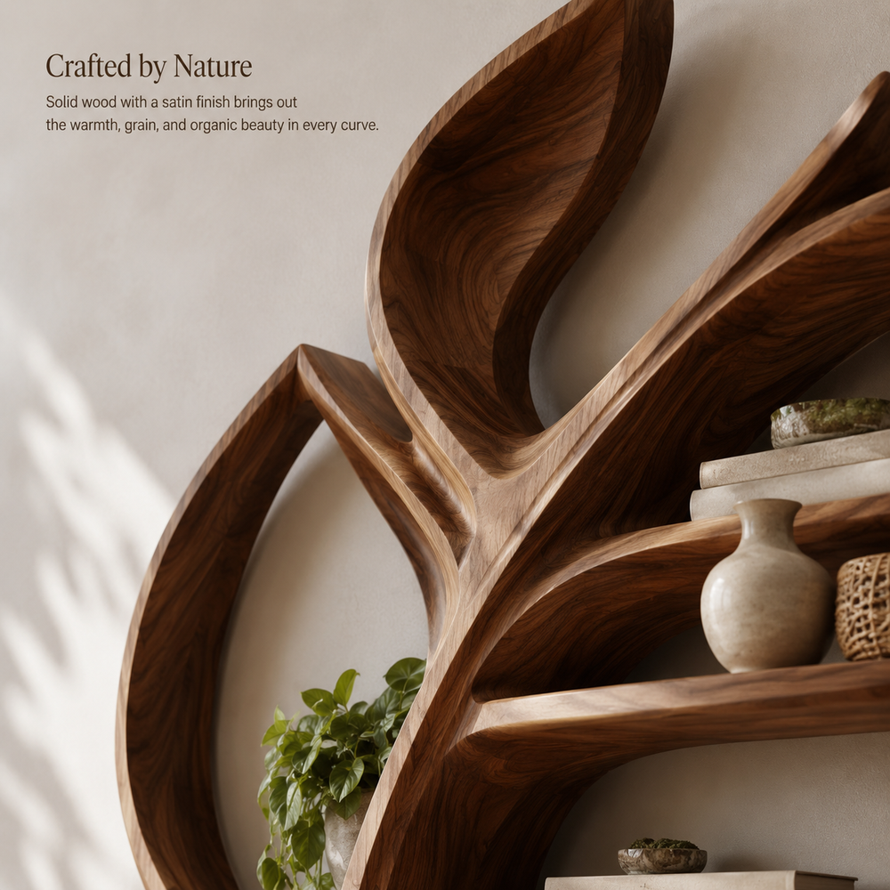 Soren Solid Wood Display Shelf - Design 045 - product image 05