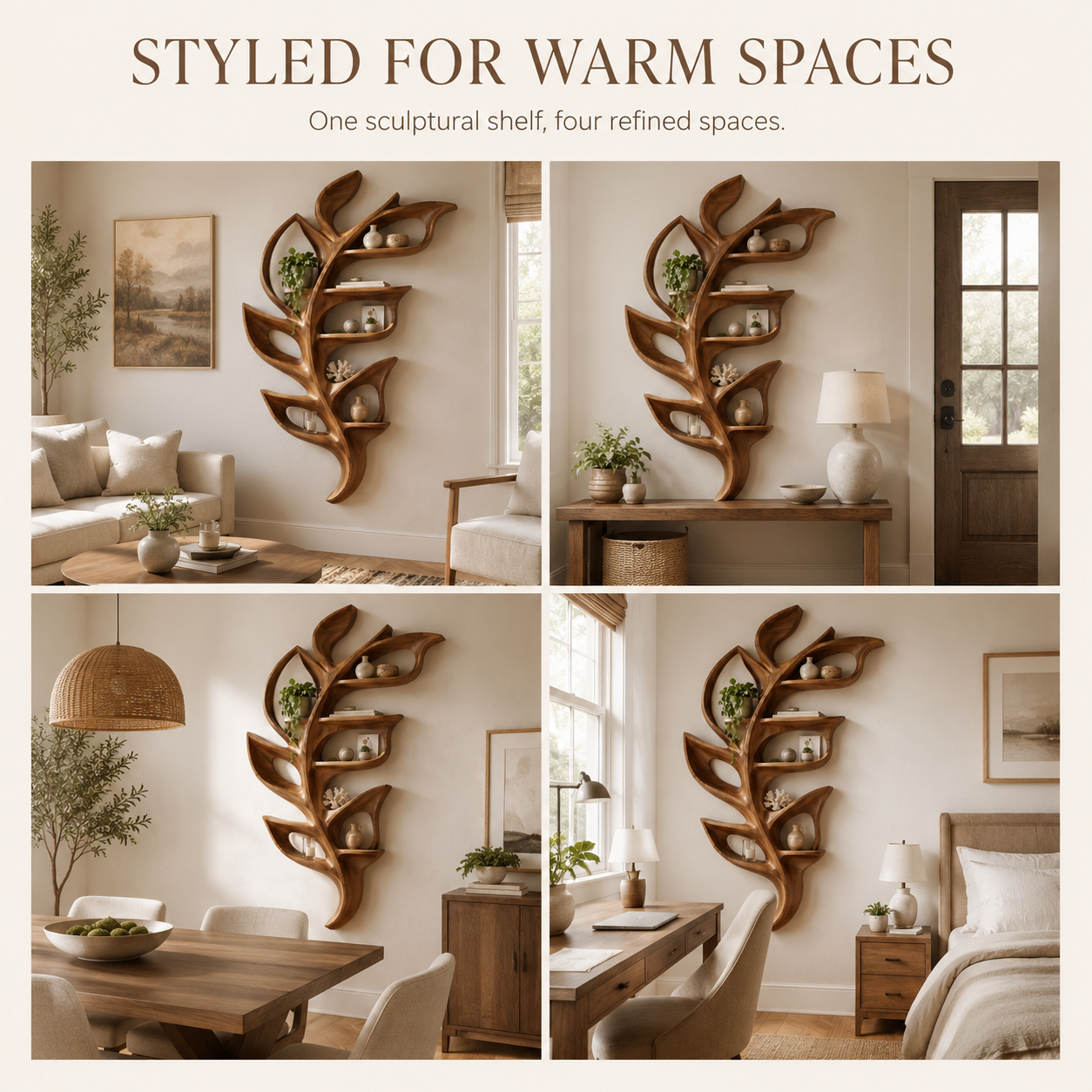 Soren Solid Wood Display Shelf - Design 045 - product image 10