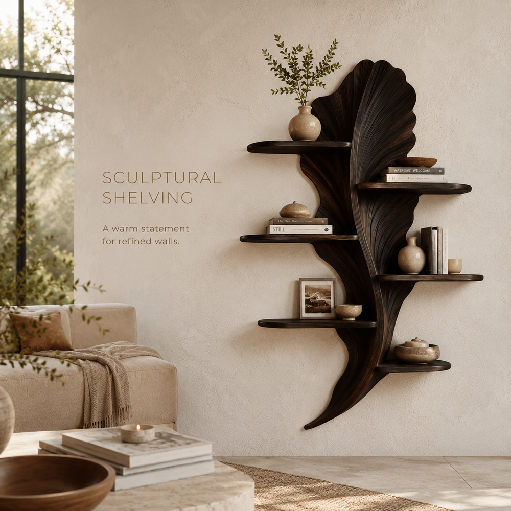 Elara Curved Floating Shelf - Design 046 - product image 02