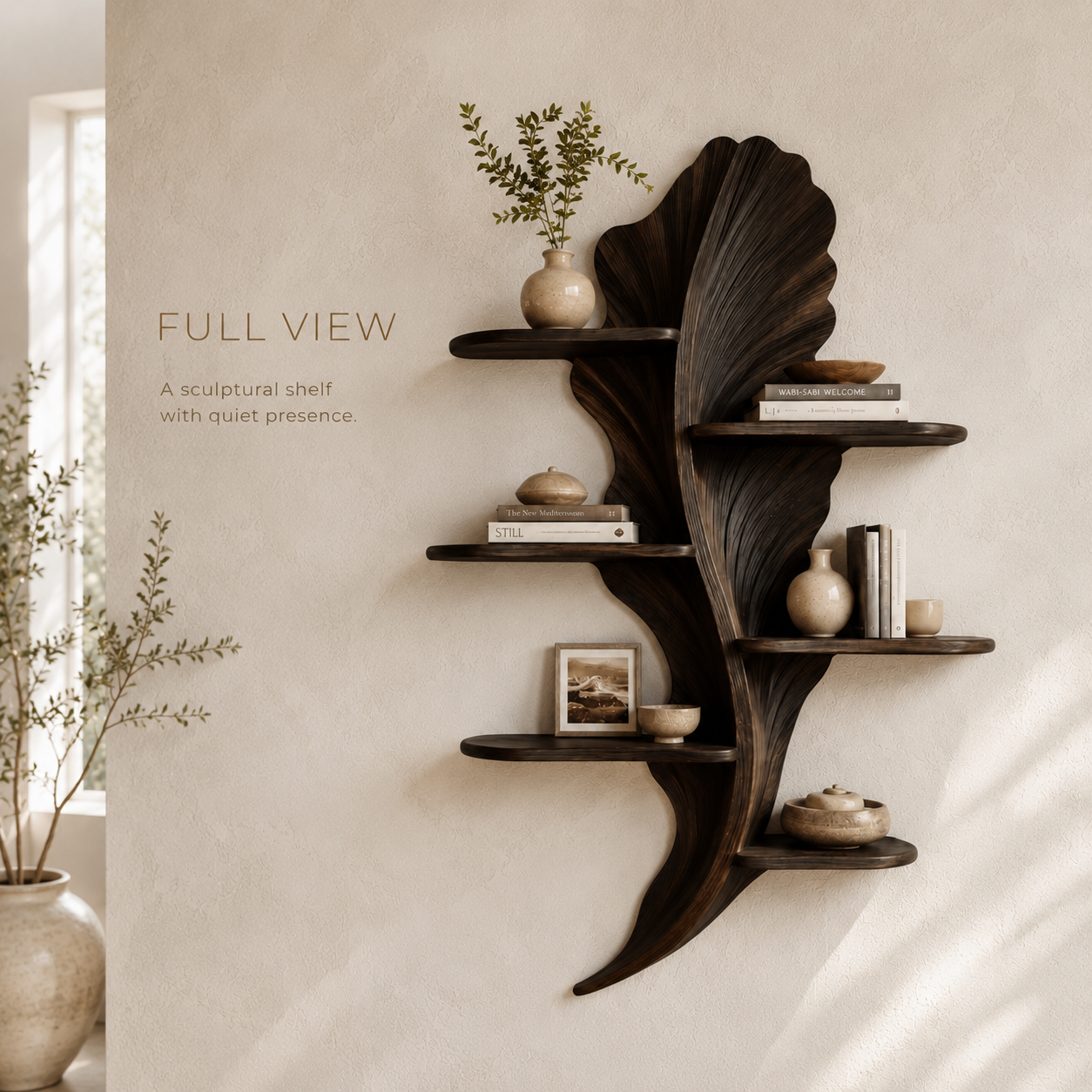 Elara Curved Floating Shelf - Design 046 - product image 03