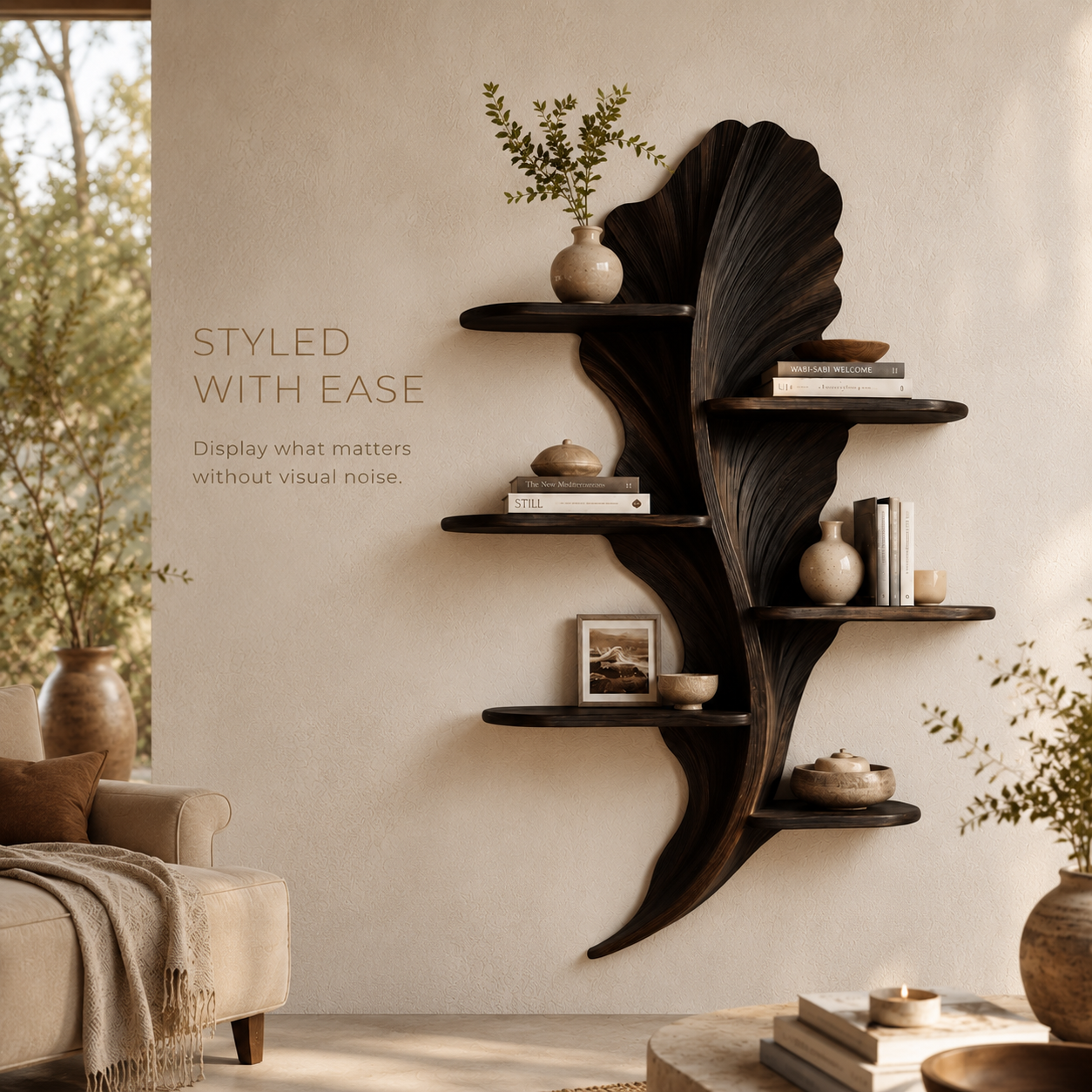 Elara Curved Floating Shelf - Design 046 - product image 08