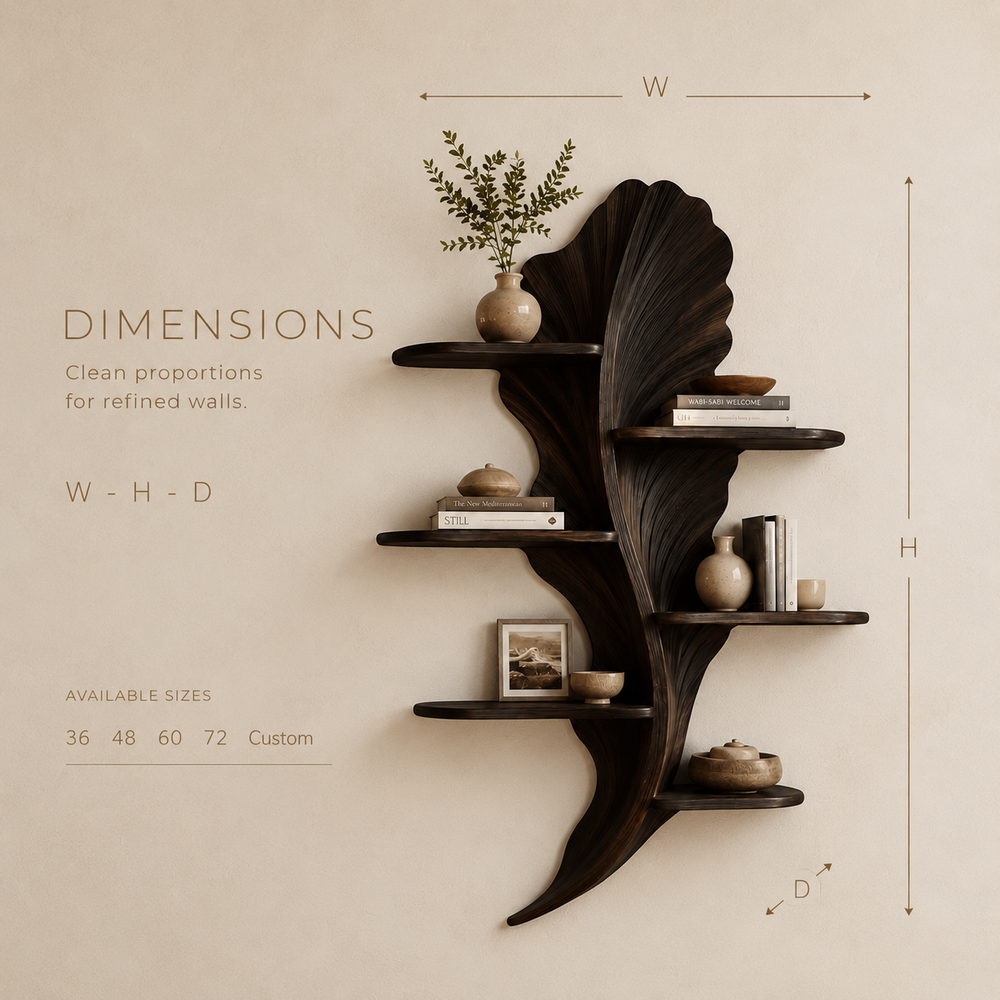 Elara Curved Floating Shelf - Design 046 - product image 09