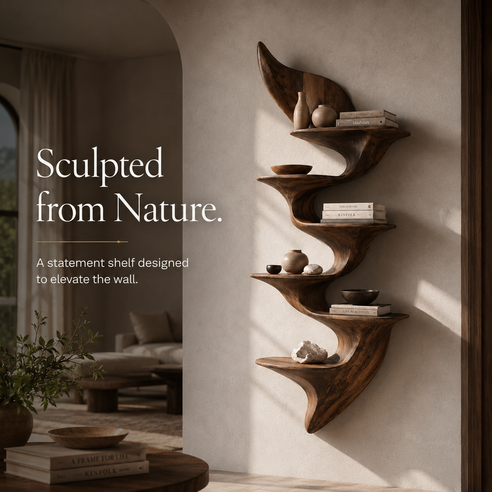 Liora Sculptural Display Shelf - Design 049 - product image 02