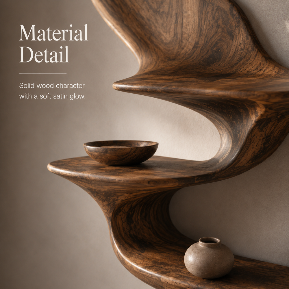 Liora Sculptural Display Shelf - Design 049 - product image 05