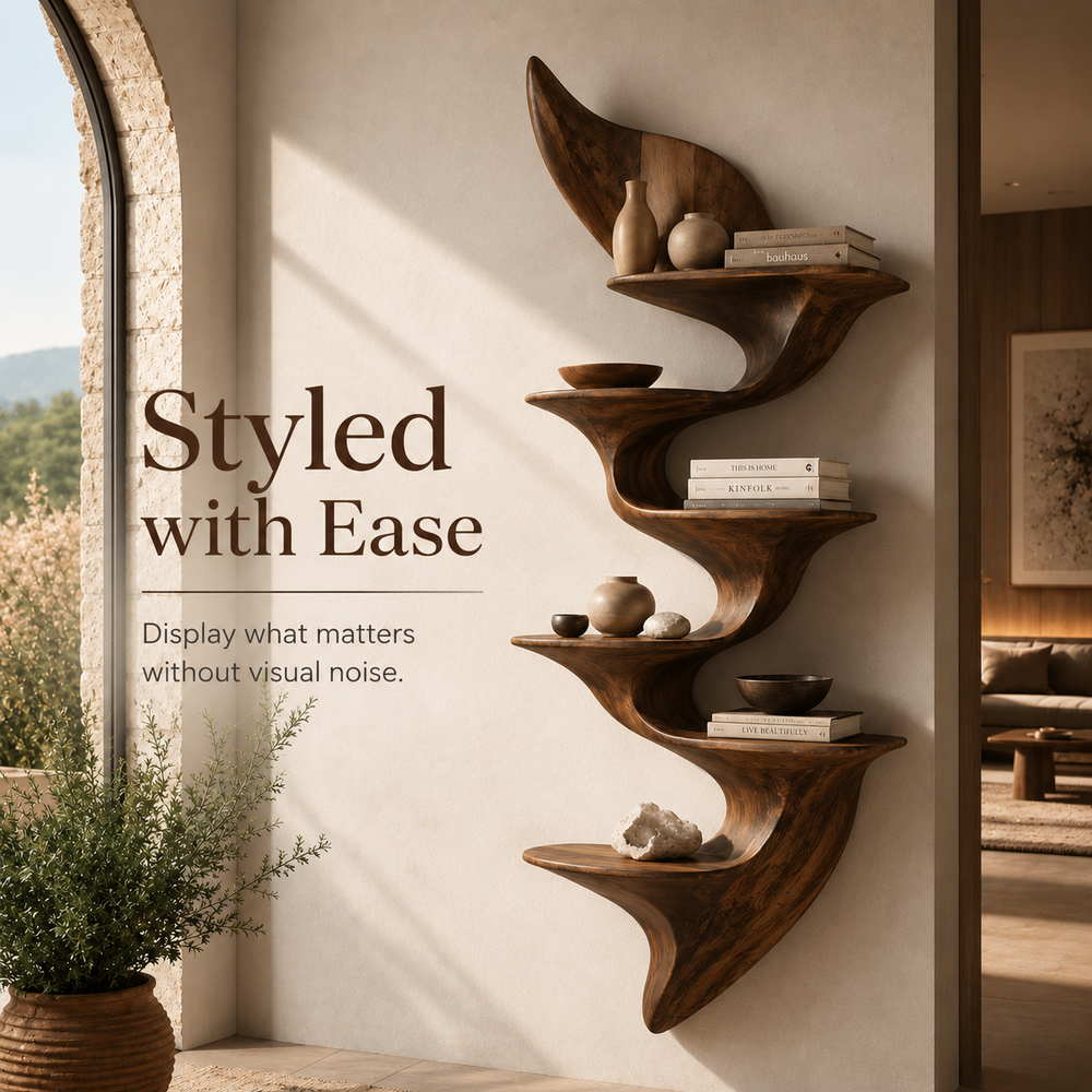 Liora Sculptural Display Shelf - Design 049 - product image 07