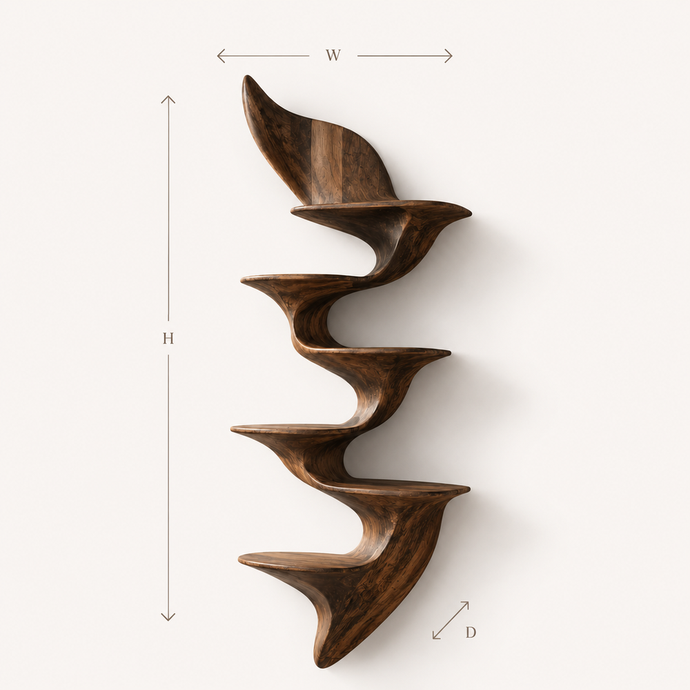 Liora Sculptural Display Shelf - Design 049 - product image 08