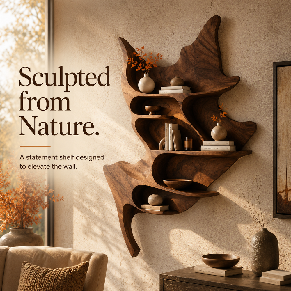 Darian Organic Wall Shelf - Design 050 - product image 02