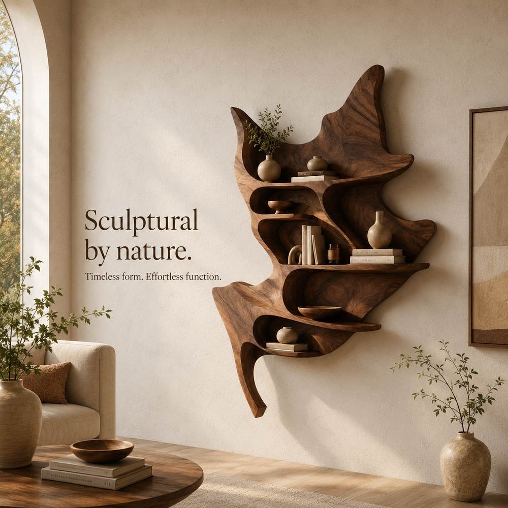 Darian Organic Wall Shelf - Design 050 - product image 03