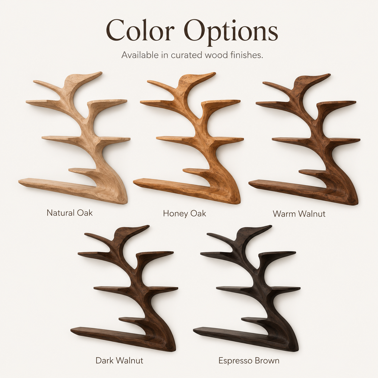 Orin Flowing Wood Floating Shelf - Design 051 - product image 11