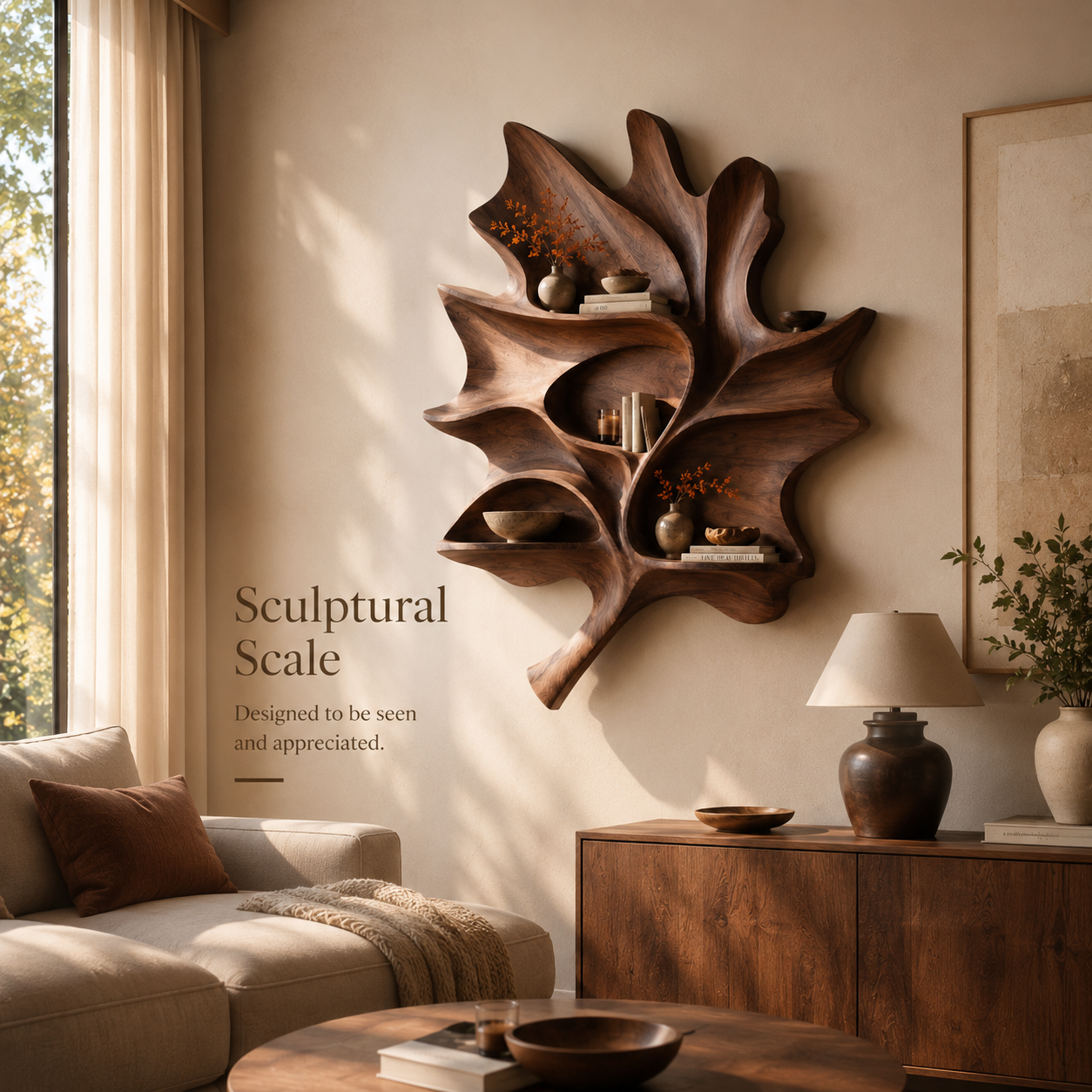 Selene Rounded Wall Shelf - Design 052 - product image 04