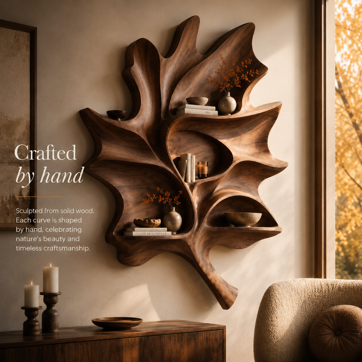 Selene Rounded Wall Shelf - Design 052 - product image 06